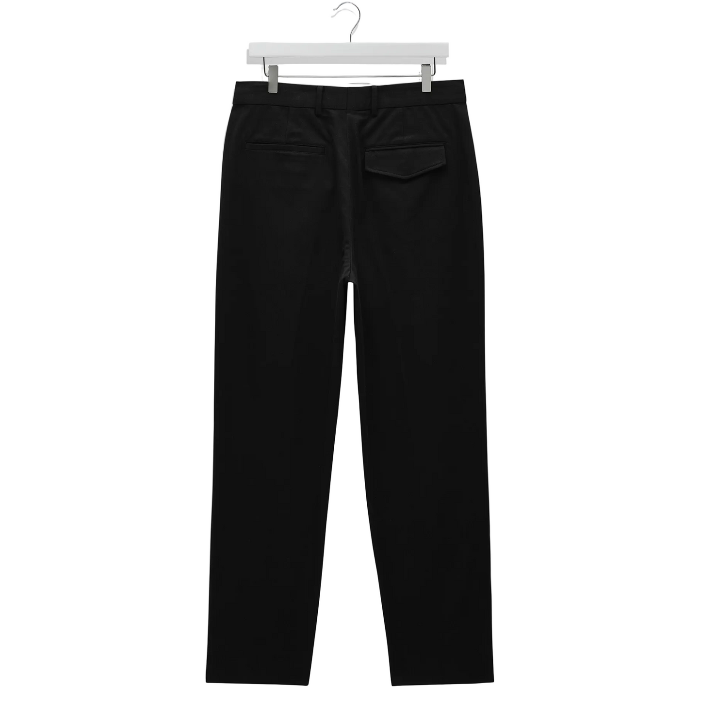 Wax London Aubyn Cotton Tencel Black Trouser