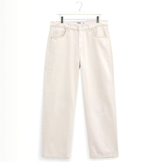 Wax London Felix Ecru Denim Loose Fit Jean