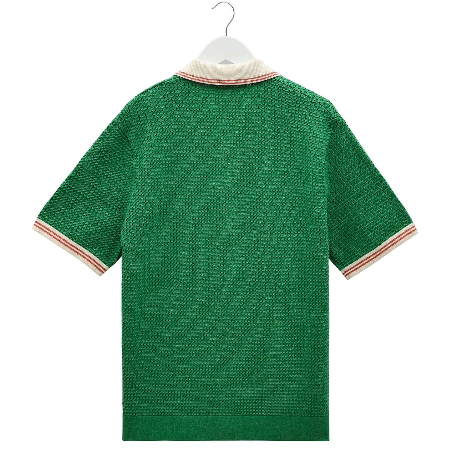 Wax London Belle Tipped Pointelle SS Green Shirt