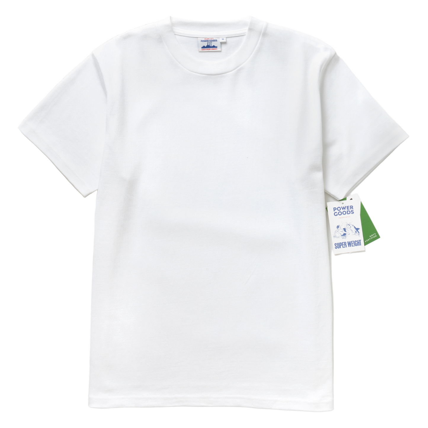 Power Goods Super Weight White Tee