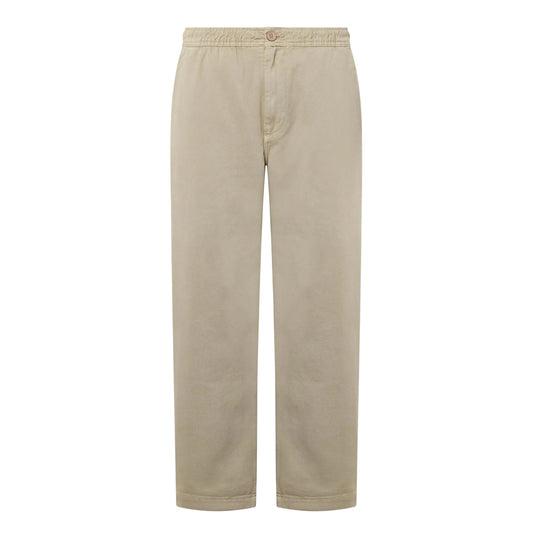 Wax London Kurt Cotton Twill Stone Trouser
