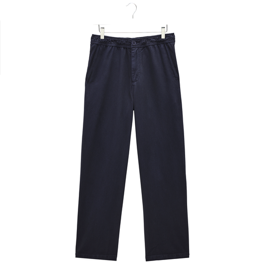 Wax London Hyde Cotton Twill Navy Trouser